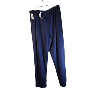 NWT Koret Sport XL Navy Blue Pull On Pants/Trousers [0436]